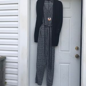 Jumpsuit/ Sweater/Necklace